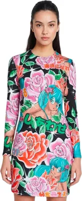 Produktbild von Desigual x María Escoté Damen Minikleid mit langen Ärmeln XL