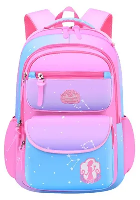 Imagen del producto de Mochila escolar para niñas, con cierre de cremallera