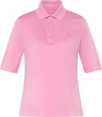 Produktbild von Rabe Damen T-Shirt aus Pima Baumwolle mit Strassverzierung, kurzem Arm, Rosa, Größe 52