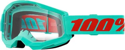 Zdjęcie produktu dla Gogle motocyklowe 100% MX gogle crossowe Strata 2 przezroczyste FA23