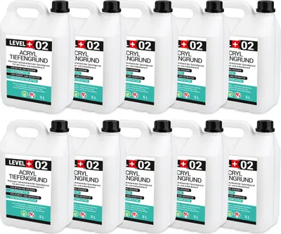 Produktbild von Acryl Tiefengrund 50L Grundierung Unter Farben und Tapeten Frostbeständig RM02