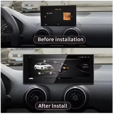Produktbild von 10,25 Zoll Android Display für Audi Q2 2018-2021 passend Snapdragon 665 8GB/256GB CarPlay & Android Auto