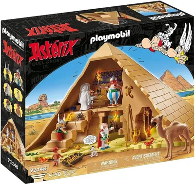 Zdjęcie produktu dla PLAYMOBIL 71148 Asterix: Piramida faraona, Obelix, Asterix, Miraculix, Numero