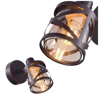 Image de Applique industrielle E14 brune Oberon 5335 Rabalux