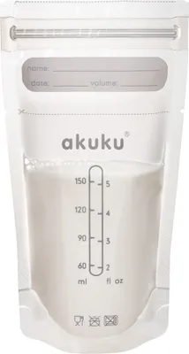 Immagine prodotto di Sacchetti sterili per la conservazione di latte e alimenti Akuku 150ml 30pz