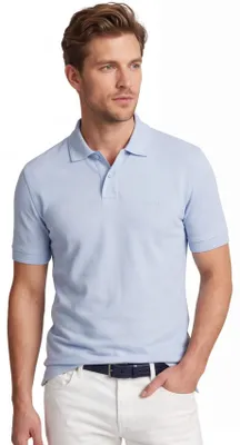 Produktbild von hellblaues 2-Knopf-Poloshirt Boss Orange Prime