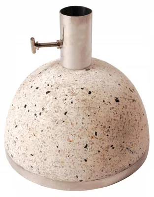 Image de Pied de parasol en granit - D 25 cm x H 24 cm - Blanc