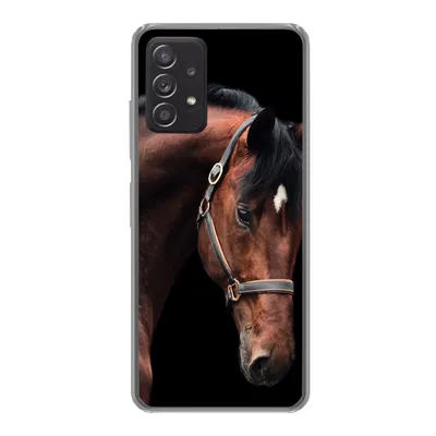 Produktbild von MuchoWow® Handyhülle Schutzhülle Hülle für Samsung Galaxy A33 5G Pferd - Leicht - Halfter Silikon Softcase Handy Hülle - Kartenhalter