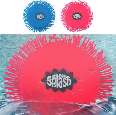 Produktbild von Wasser Frisbee "Splash" 2er Set Ø13cm pink blau Frisbeescheibe Wurfscheibe Flugscheibe Wasserspielzeug