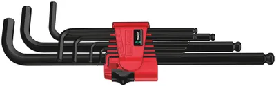 Produktbild von Wera 950/9 Hex-Plus 6 SB Winkelschlüsselsatz, metrisch, BlackLaser, 9-teilig