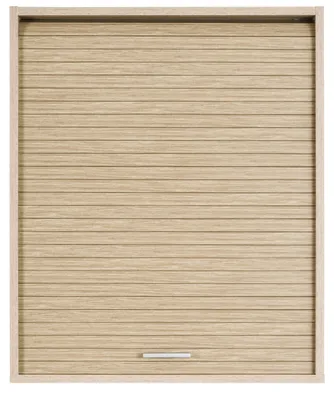 Produktbild von SIMMOB Küchenschrank Schrank Oberschrank Hängeschrank mit Rollladentür B 60 cm, Farbe:Eiche-Eiche