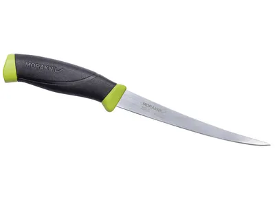 Produktbild von Morakniv FISHING COMFORT 155, Filetiermesser,, Sandvik-Stahl, TPE-Kunststoffgriff, Kunststoffscheide