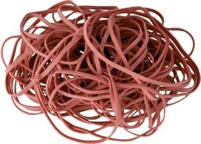 Produktbild von Gummibänder - 200 mm, rot, 1000 g