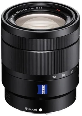 Produktbild von Sony 16-70 mm / F 4,0 VARIO-TESSAR T* E ZA OSS (SEL-1670Z) Zoomobjektiv für Sony E-Mount Systemkameras, F4 (W) - F4 (T), Bildstabilisator, Autofokus, 55 mm Filterdurchmesser