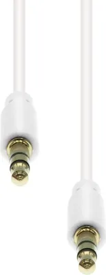Obrázek produktu pro Mini jack 3-pin slim kabel m-m bílý 2m
