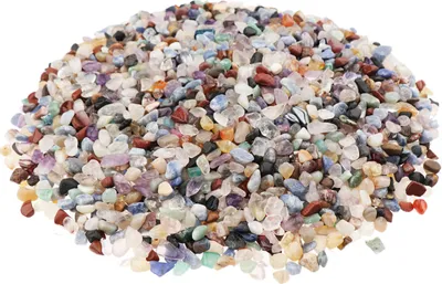 Produktbild von NKlaus 900g Trommelsteine Natur 5 - 10mm Heilsteine Edelsteine Schmucksteine Dekoration 14690