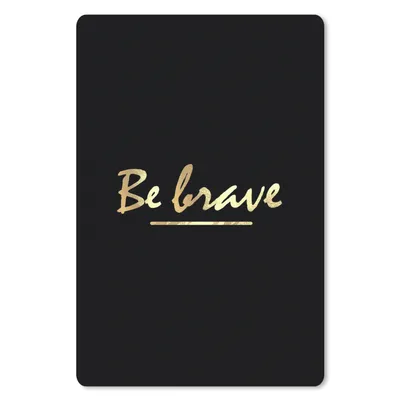 Produktbild von MuchoWow® Mauspad Mousepad Zitate - Gold - Schwarz 40x60 cm - Mousepads - Maus Mat - Pad - Mausunterlage - Schreibtisch Accesoire