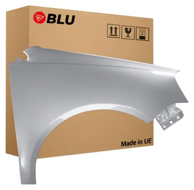 Obrázek produktu pro BLU Blatník náhrada pro VW Volkswagen Polo 9N3 IV 4 LIFT LA7W Pravý Stříbrný ReflexSilber | 2005-2009 | Přední | Lakovaný | Připravený k montáži | Pozink