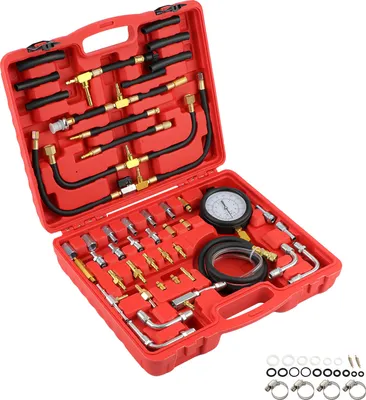Produktbild von Kraftstoff Benzindruck Prüfer Drucktester Messgerät Werkzeug Satz 0-10 Bar