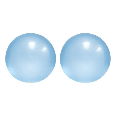 Produktbild von XXL aufblasbarer Wasserball 120 cm, Giant Bubble Ball 2 Stück, robuster Outdoor Spielball aus TPR für Garten, Strand & Sommer Freizeit
