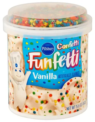 Produktbild von Pillsbury Funfetti Vanilla Fudge Confetti 442g