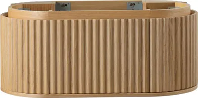 Produktbild von BELVIT ISARA Waschtischunterschrank 100cm Badezimmer Schublade Grifflos Softclose Eiche Natur Multiplex Eschenfurnier