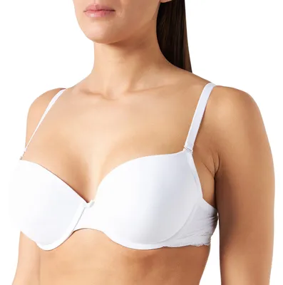 Produktbild von Triumph Lovely Micro Whum, Farbe: White 03/0003, Größe: 75B Bügel-BH mit Halbschale, Push-up und multioptionalen Trägern