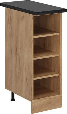 Produktbild von Küchenregal Vicco R-Line Goldkraft Eiche 30 cm , AP Anthrazit, Model 55387
