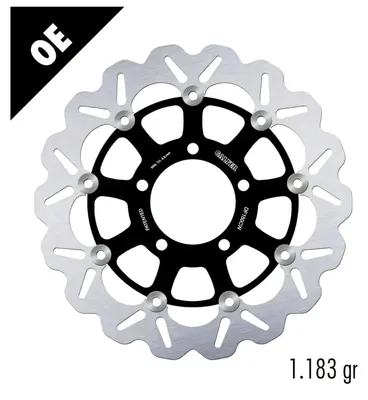 Immagine prodotto di Dischi freno Galfer 2x DF180CW WAVE®, completi, flottanti, per l'anteriore, dimensioni 280x5mm, compatibili con Kawasaki