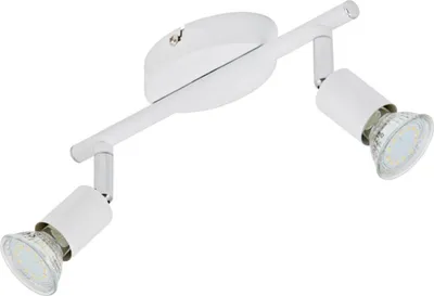 Obrázok produktu pre Stropné bodové svietidlo LED 3flg biele vrátane 3W GU10 LED otočného stropného svietidla SIMPLE Svetelný zdroj vymeniteľný