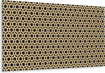 Produktbild von Selbstklebende Vinyl-Fliesen – Vinylboden - Wandaufkleber Bodenbeläge, Geometrische Sterne - 100 cm x 50 cm