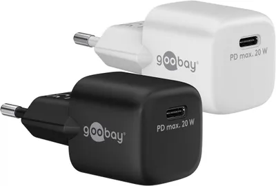 Image de Chargeur rapide USB-C™ PD GaN Nano (20 W) noir