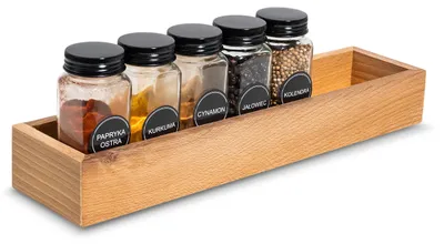 Productafbeelding van Creative Deco Houten opbergdoos, 36 x 9 x 5 cm