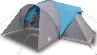 Immagine prodotto di vidaXL Tenda familiare a cupola 6 persone Blu Impermeabile