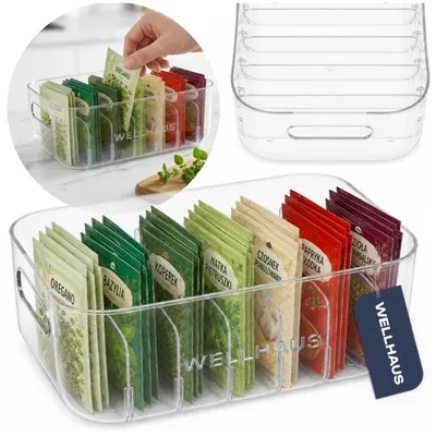 Produktbild von WELLHAUS Gewuerzbeutel Organizer Schublade Beige 25x18x85cm