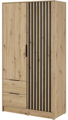 Obrázok produktu pre Skriňa LAILA 2D dub artisan / čierna