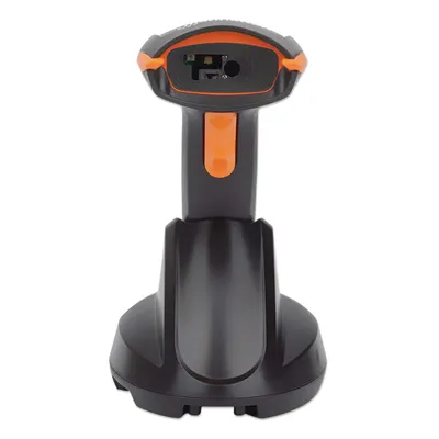 Produktbild von Manhattan Wireless 2D Barcodescanner, 250 mm Scanreichweite, USB-Anschluss, kabellose Reichweite bis zu 80 m, Schutzklasse IP42, Tragbares Barcodelesegerät, 1D/2D, CCD, Codabar, Code 11, Code 128, Code 39, Code 93, EAN-13, EAN-8, GS1 DataBar Expanded, GS1 DataBar..., Aztec Code, Datenmatrix, Han Xin, Micro QR Code, MicroPDF417, PDF417, QR Code, 1280 x 800 Pixel