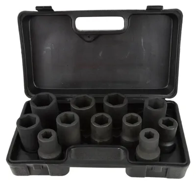 Obrázok produktu pre Sada rázových nástrčných hlavíc - kľúčov, 6-hran, +'', 17 - 41mm, 11ks, Geko