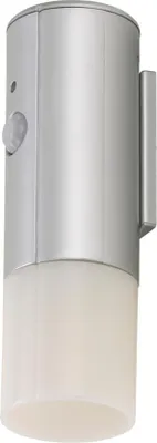 Produktbild von Briloner LED Wandleuchte Silber 2 x 0,06W 12lm Tageslicht 6000K kaltweiß inkl. 3 x AAA Batterie & Bewegungsmelder