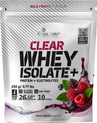 Immagine prodotto di Olimp Clear Whey Isolate+ 350 g Frutti selvatici