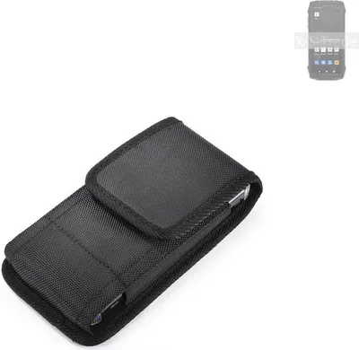 Produktbild von Holster Gürteltasche kompatibel mit Cubot KingKong Mini 3 Holster Gürtel Tasche wasserabweisend Handy Hülle Schutz Hülle Outdoor schwarz K-S-Trade