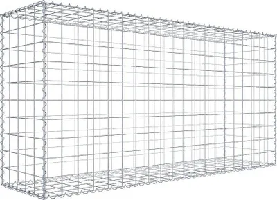 Immagine prodotto di Gabbione 200 cm x 100 cm x 50 cm (L x H x P), maglia 10 cm x 10 cm, spirale