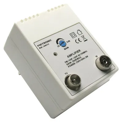 Produktbild von Metronic 340112 TV-Verstärker Fm/Vhf/Uhf für digitales terrestrisches Netzwerk m
