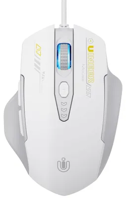 Zdjęcie produktu dla Mysz przewodowa, ergonomiczna konstrukcja, do 7200 DPI, 6 przycisków, przeznaczona do komputerów PC i laptopów