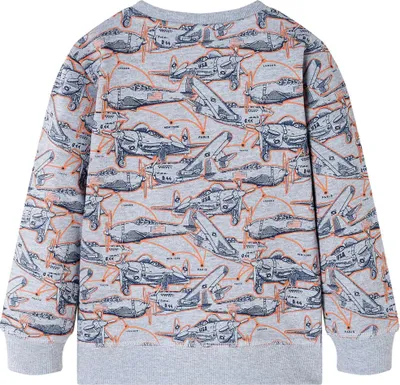 Produktbild von vidaXL Kinder-Sweatshirt Grau Melange 92