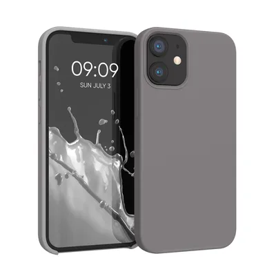 Produktbild von kwmobile Handyhülle für iPhone 12 mini Hülle, für iPhone 12 mini Case - Hülle Silikon - kabelloses Laden - Stone Dust