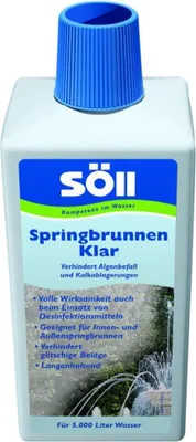 Produktbild von SpringbrunnenKlar Söll speziell für außen 500 ml