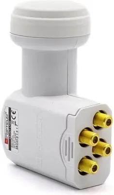 Image de Lnb Quad 0,1 Db Opticum Lqp-04H Fullhd Hdtv 3D Approprié Quattro Switch Nouveau