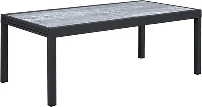 Produktbild von Gartentisch ausziehbar aus Aluminium "Lagos" - 200/320 x 105 x 76 cm - Grau