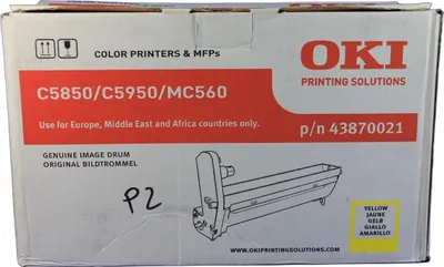Produktbild von Original Trommel für OKI C5850/C5950 gelb
